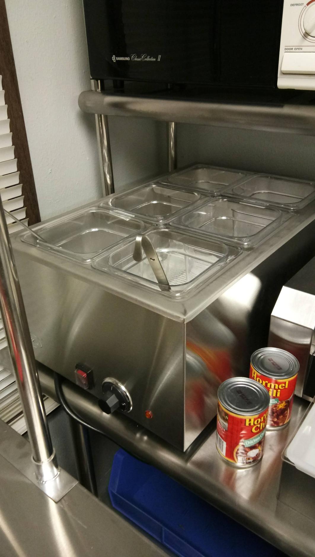 Zica ZCK165A Commercial Stainless Steel Electrical Bain Marie Buffet Food Warmer Steam Table for Catering and Restaurants, ETL Certified customer photo 2