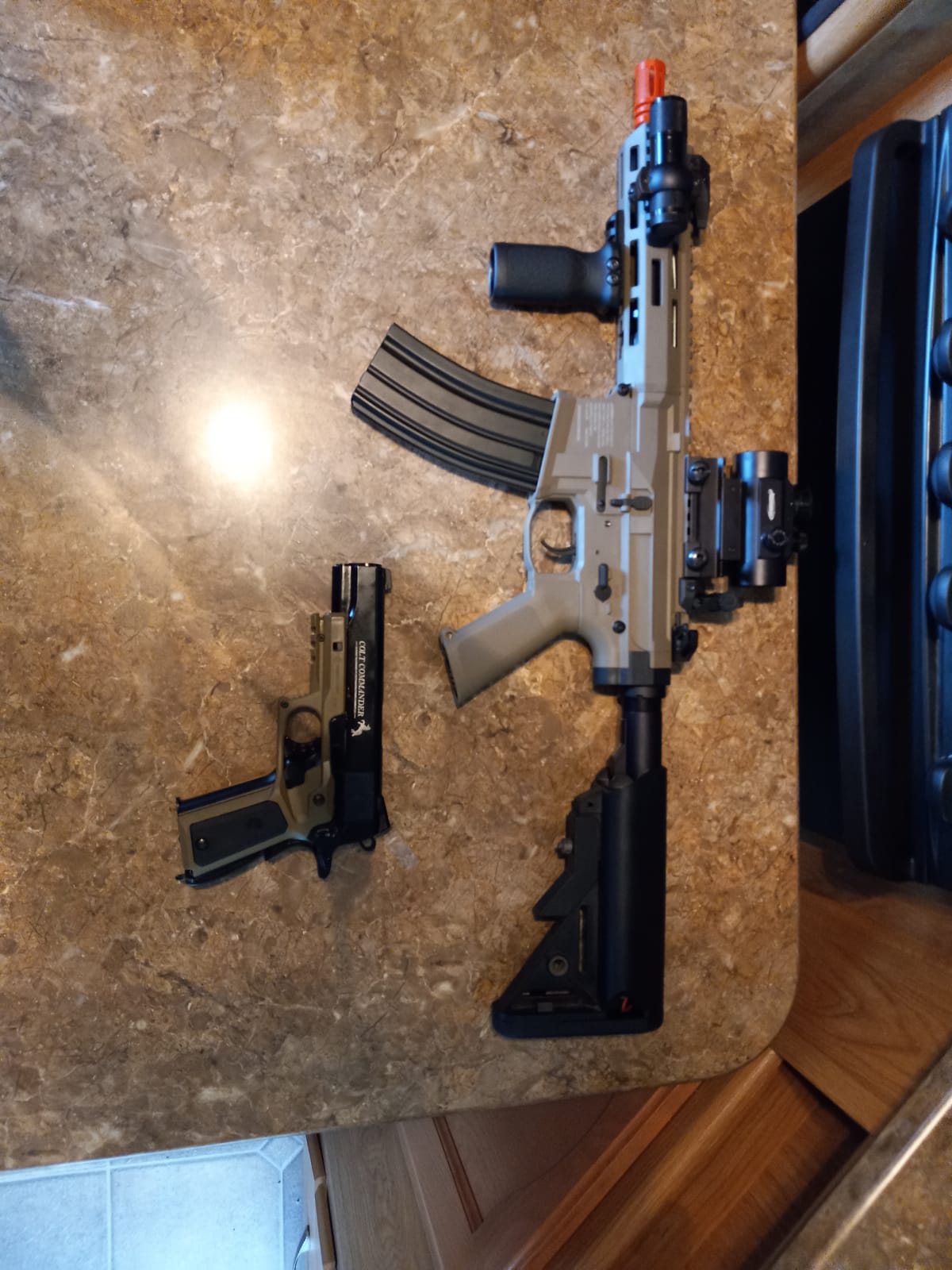 Game Face Ripcord M4 Electric Airsoft Rifle - 425 FPS - Brown | Metal Gearbox Build - Full/Semi-Auto Action - Brown Finish customer photo 1