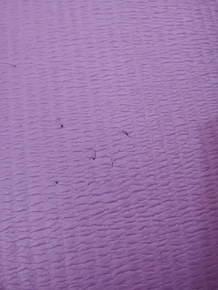 BalanceFrom 1-inch Thick 71x24 Inches Extra Thick Exercise Yoga Mat customer photo 2