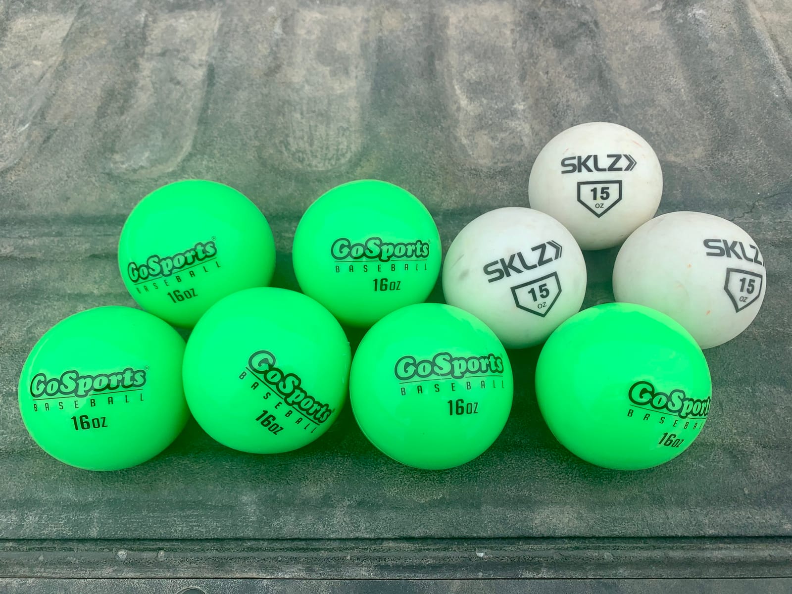 GoSports 16 oz Weighted Training Baseballs, 6 Pack - Choose Standard or PRO customer photo 1