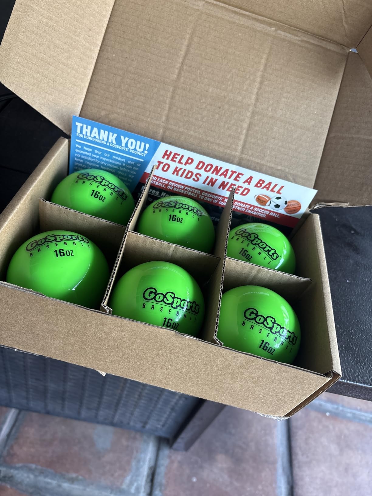 GoSports 16 oz Weighted Training Baseballs, 6 Pack - Choose Standard or PRO customer photo 2