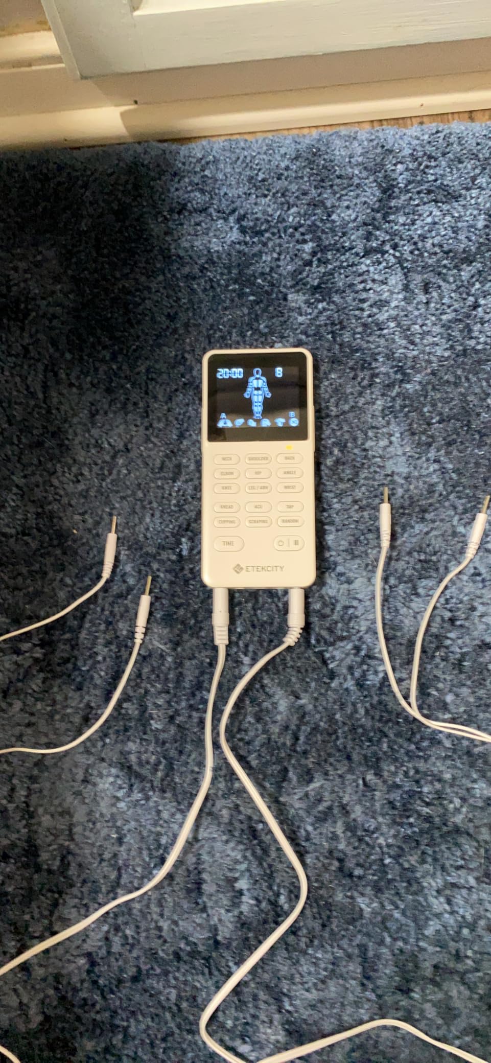 Etekcity 4-Channel Rechargeable TENS Unit, Muscle Stimulator, FSA | HSA Eligible, Pain Relief, After-Exercise Relaxation, Physical Therapy, Back, Neck, Shoulder, Sciatica customer photo 2