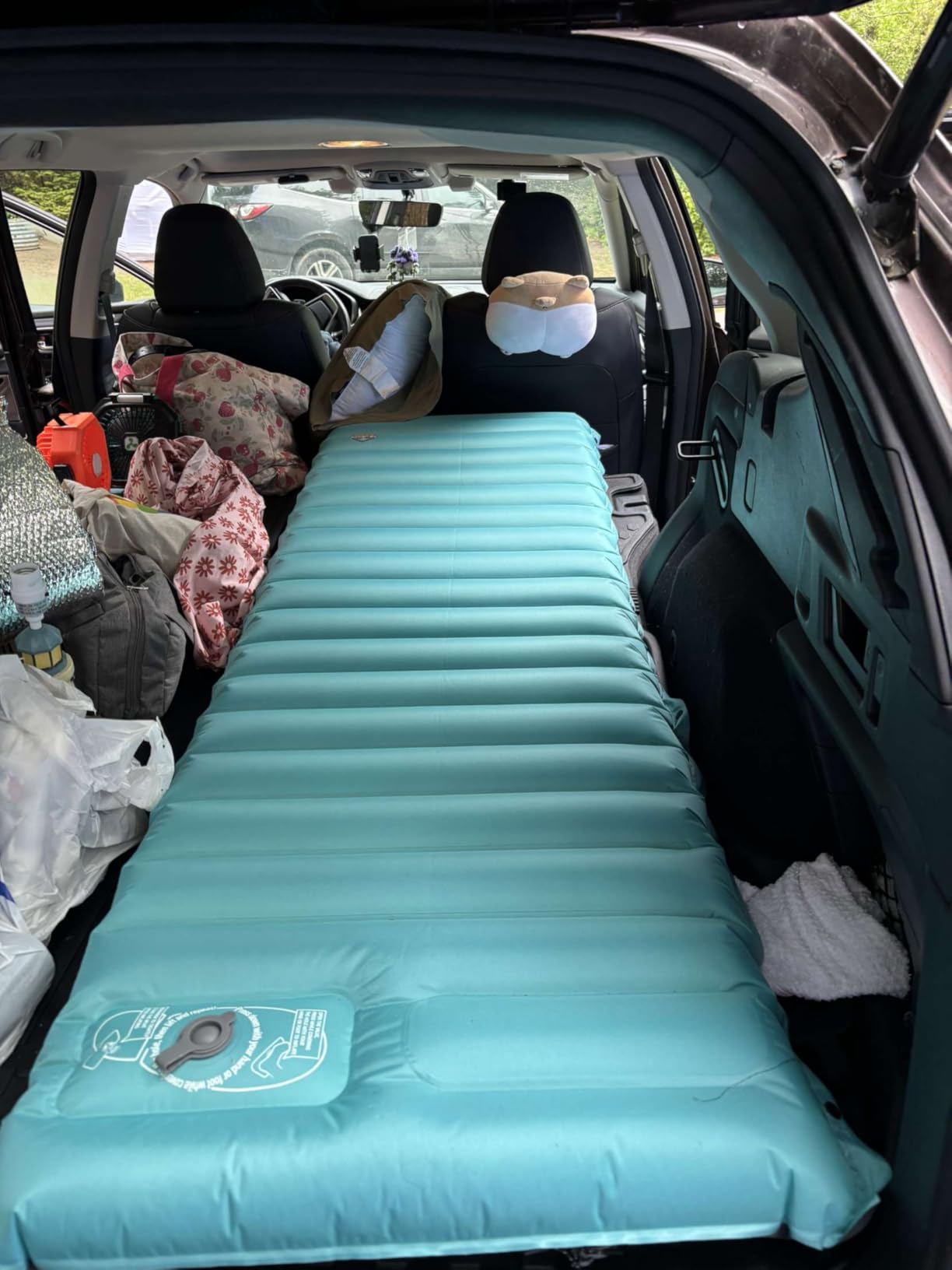 ZOOOBELIVES Inflatable Camping Sleeping Pad, 4-Inch Thick Full Air Support, No Bottoming Out for Side Sleepers, Camping & Backpacking Mattress with Built-in Foot Pump, Durable & Compact - Airlive2000 customer photo 2