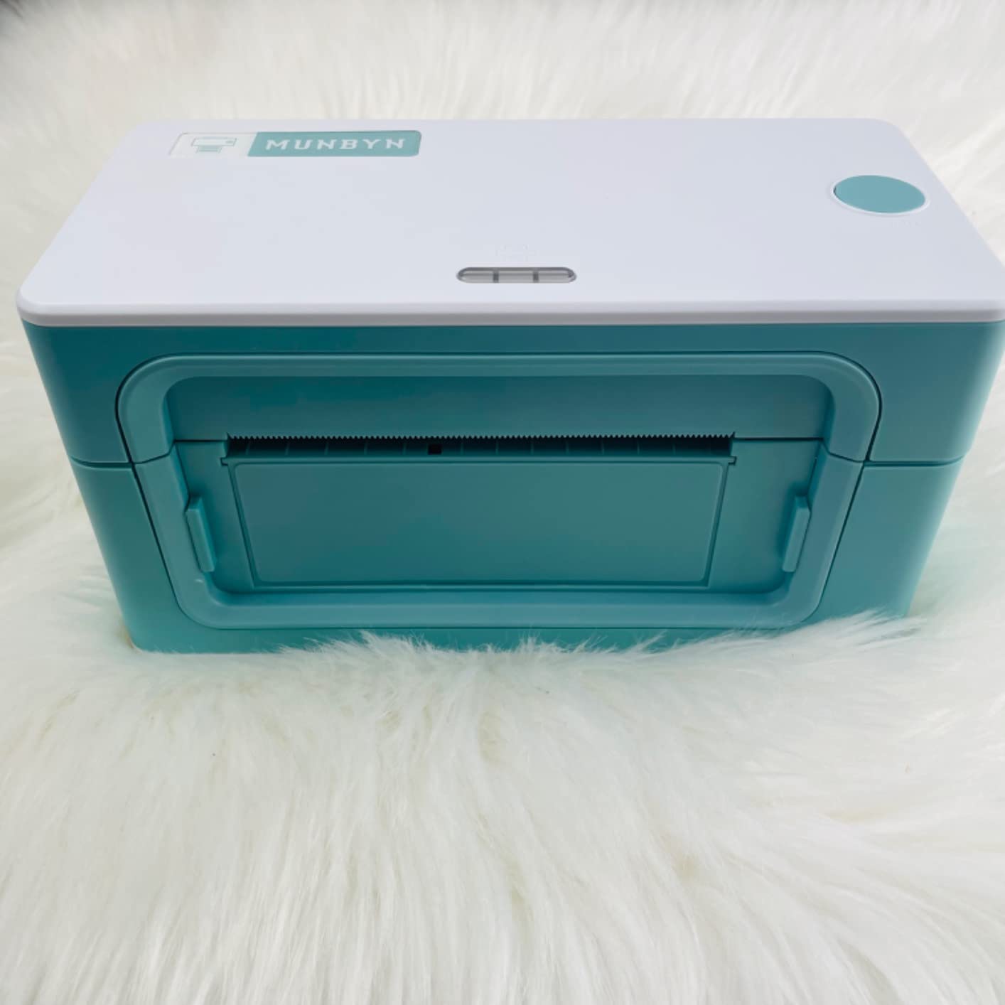 MUNBYN RealWriter 941 Bluetooth USB 4x6 Shipping Thermal Label Printer | USB & Bluetooth, Compatible with macOS & Windows, Supports Amazon Shopify USPS, Small Business & Home Use White customer photo 2