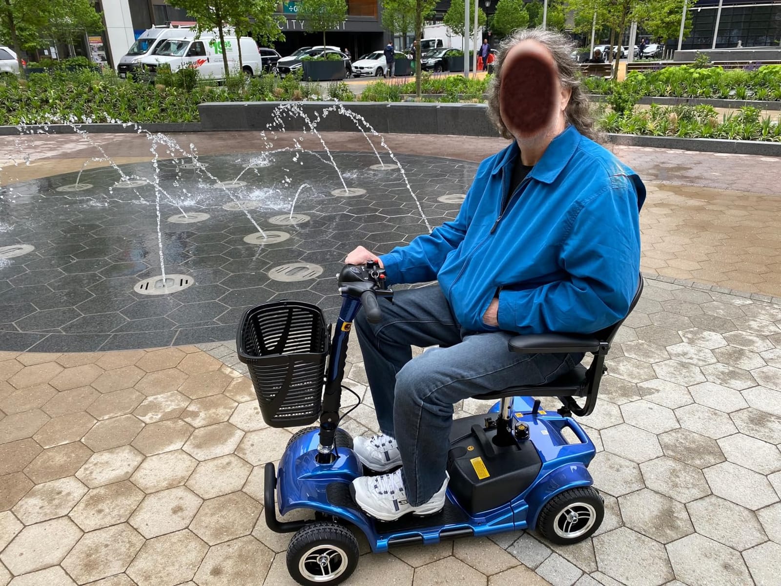 Vive 4 Wheel Mobility Scooter - Electric Powered Wheelchair Device | Compact Heavy Duty Mobile for Travel, Adults, Elderly - Long Range Power Extended Battery with Charger & Basket customer photo 2