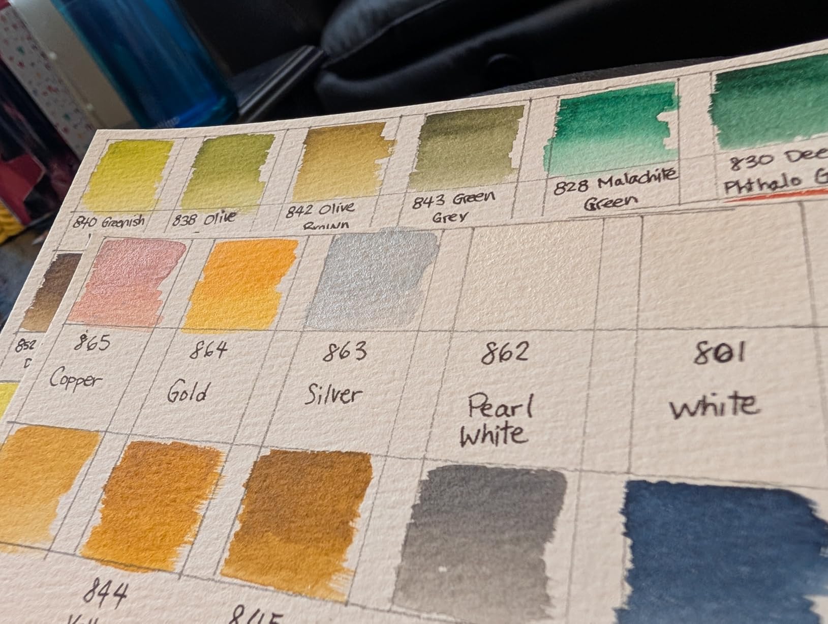 Mungyo Professional Half Pan Size Water Colors Set in Tin Case/Integral Mixing Palette in The lid (48 Colors) customer photo 2