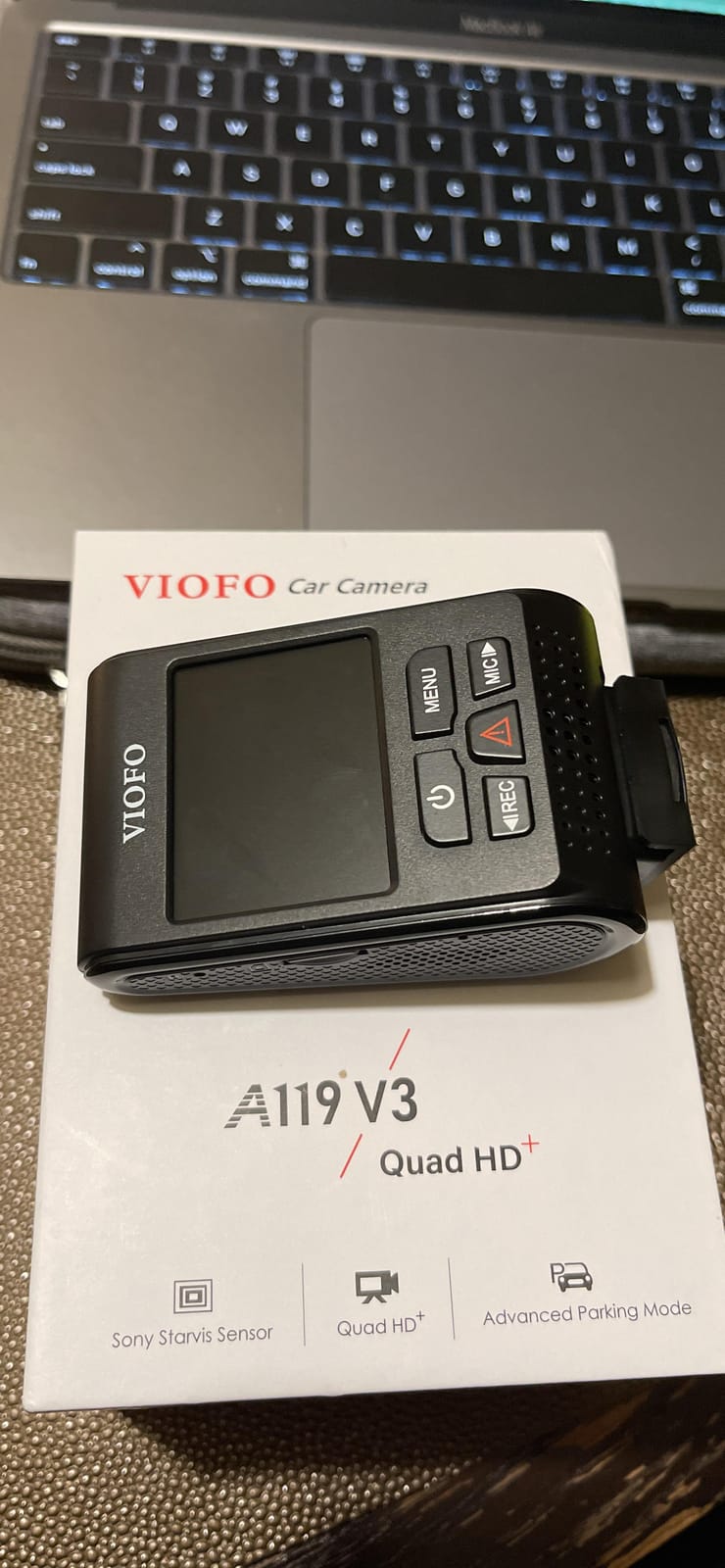 VIOFO A119 V3 Dash Cam, 2K Front Recording, GPS, True HDR Car Dashcam | 2560x1660P Quad HD+ Car Dash Camera, Ultra Clear Night Vision, 140° Wide Angle, Motion Detection, G-Sensor, Loop Record customer photo 2