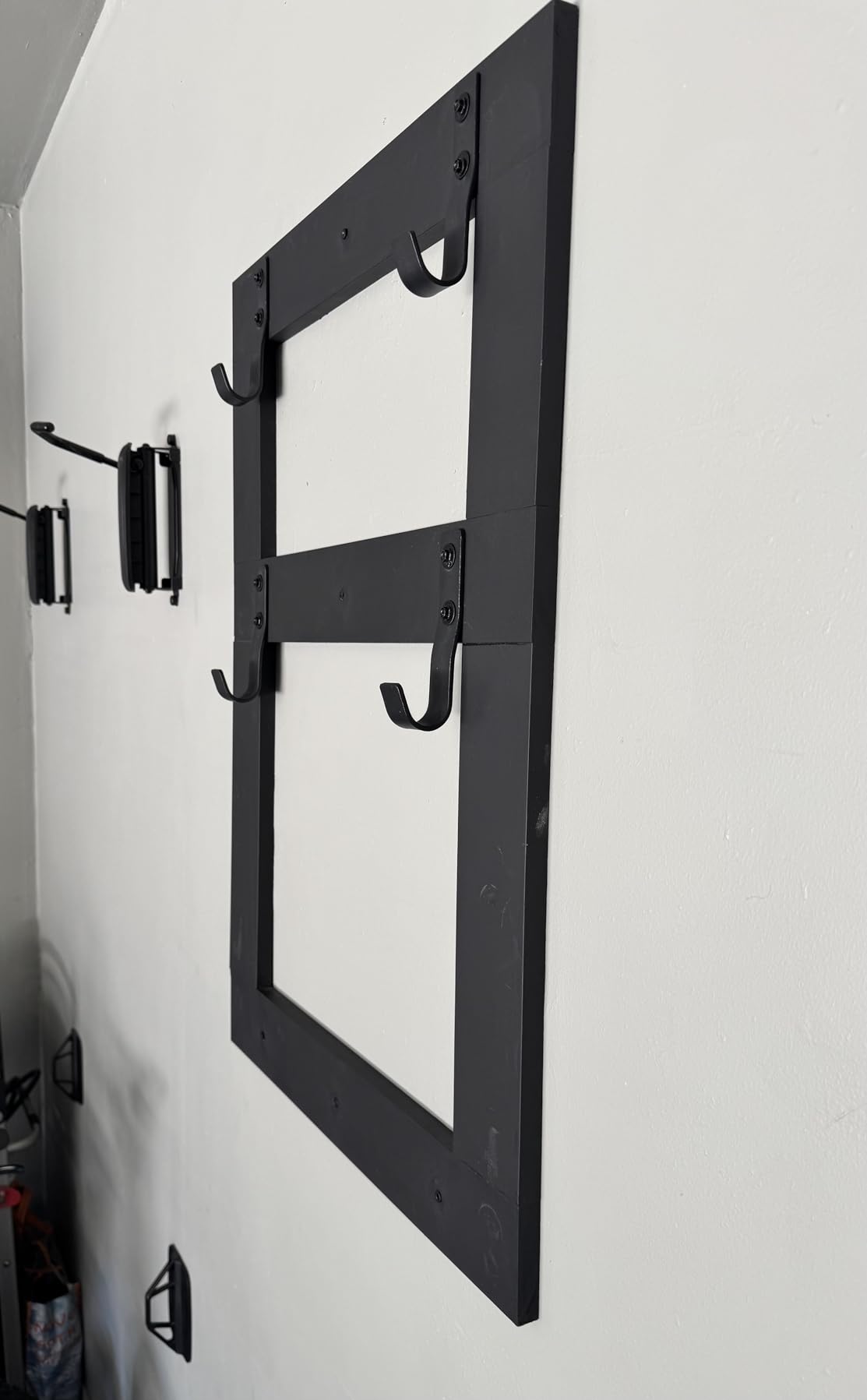 OneTwoFit Multifunctional Wall Mounted Pull Up Bar Chin Up bar Dip Station for Indoor Home Gym Workout, Power Tower Set Training Equipment Fitness Dip Stand Supports to 440 Lbs customer photo 1