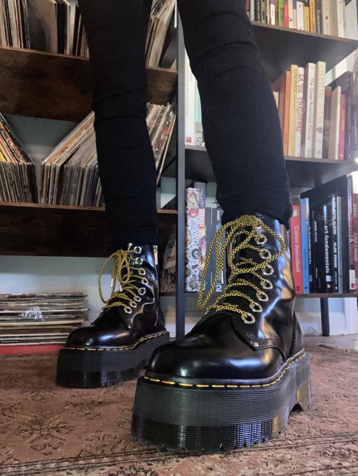 Dr. Martens Womens Jadon Max Leather Platform Boot customer photo 2