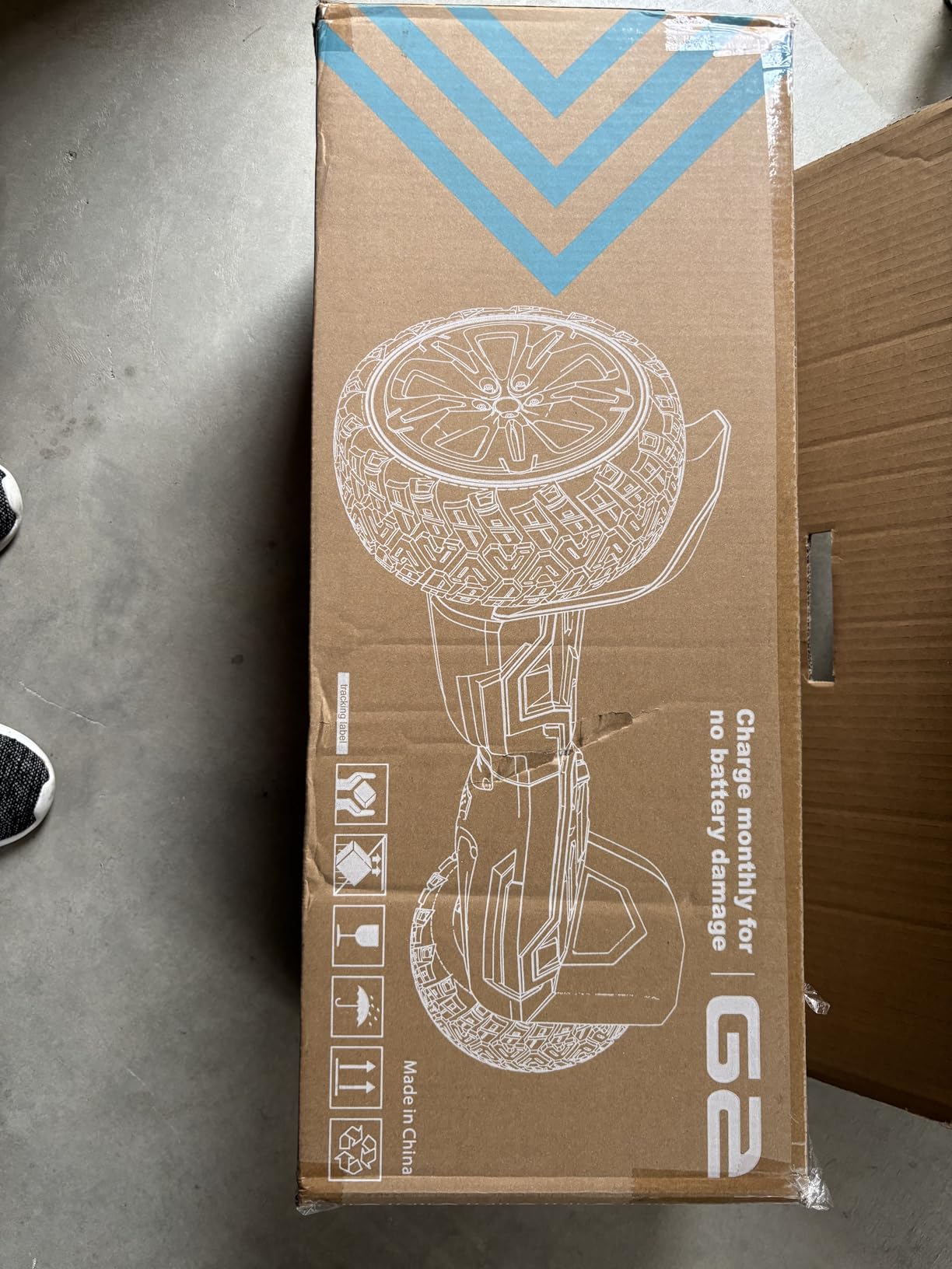 Gyroor Warrior 8.5 inch All Terrain Off Road Scooter with Bluetooth Speakers and LED Lights, Self Balancing Scooter for Kids ages 6-12 and Adults customer photo 2