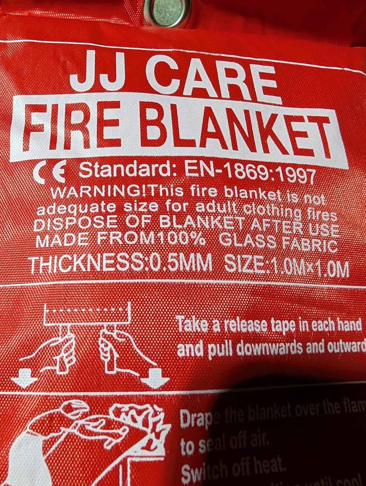 JJ CARE Fire Blanket - 5 Pack with Hooks and Gloves, 40