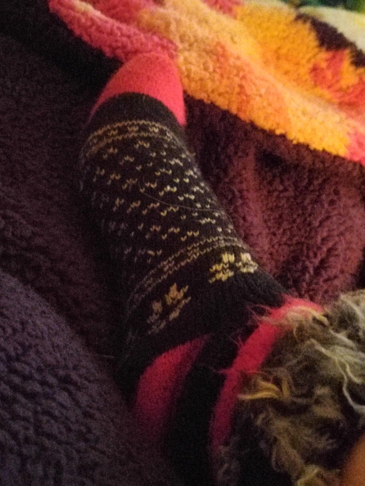 HOT FEET Thermal Socks for Men, Cold Weather, 2/4 Pack Thick Warm Socks, Winter Insulated, Stocking Stuffers, Size 6-12.5 customer photo 2