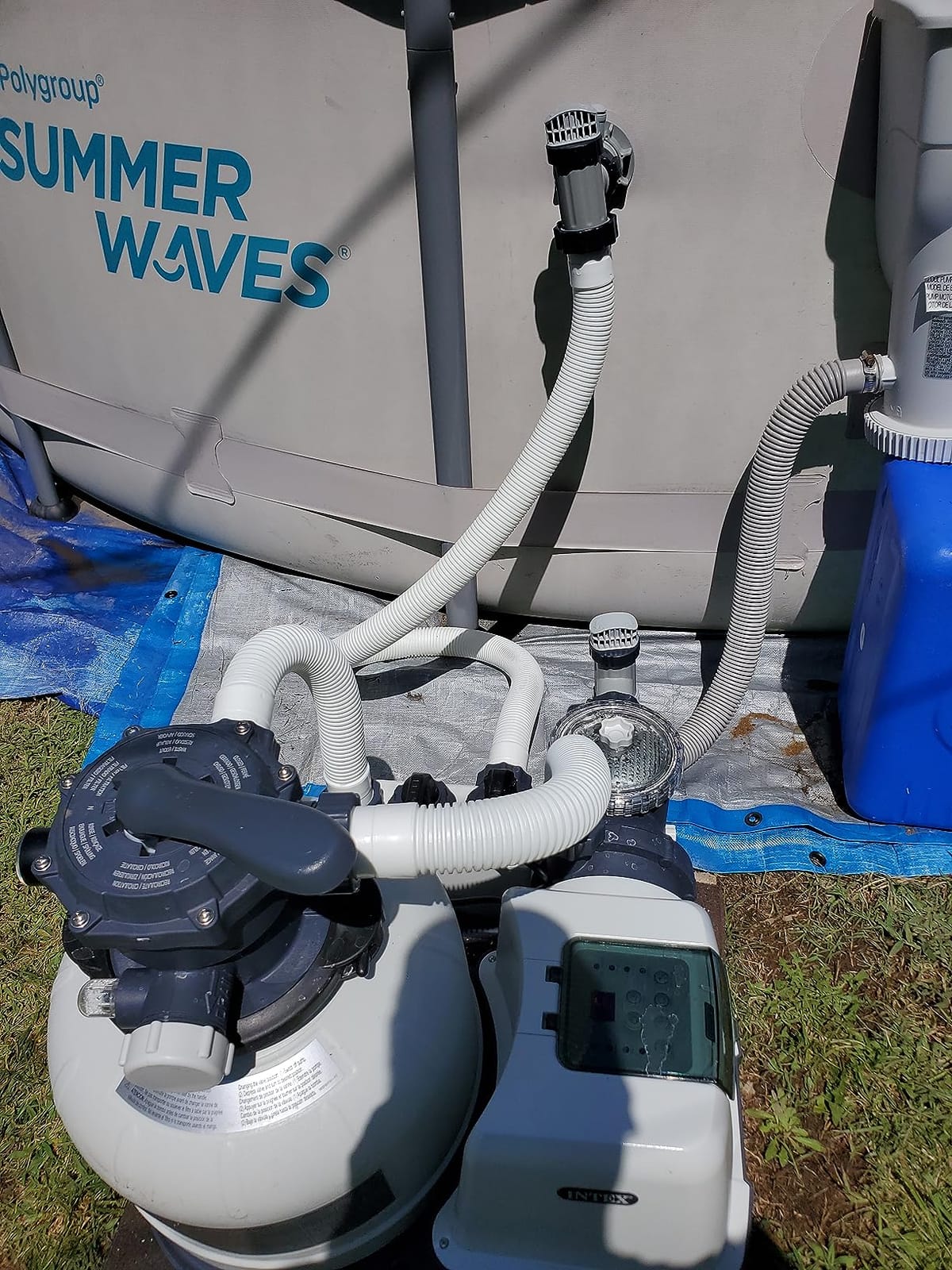INTEX Krystal Clear 2,650 GPH Sand Filter Pump for Above Ground Pools | 26679EG - 16