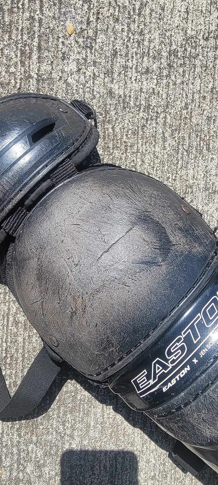 Easton | JEN SCHRO THE VERY BEST Softball Catcher's Leg Guards | NOCSAE Approved | Small/Medium/Large | Multiple Colors customer photo 1