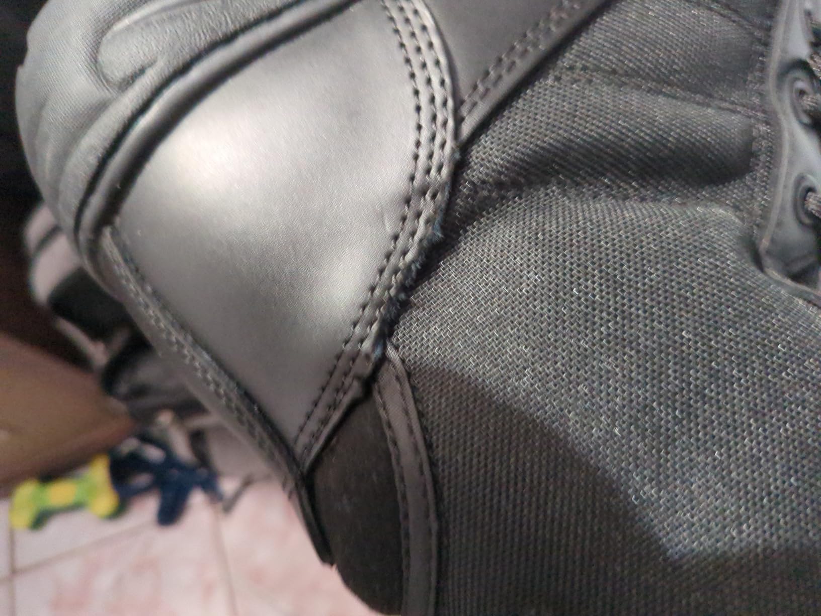NORTIV 8 Men's Military Tactical Work Boots | Side Zipper Leather Motorcycle Combat Boots customer photo 2
