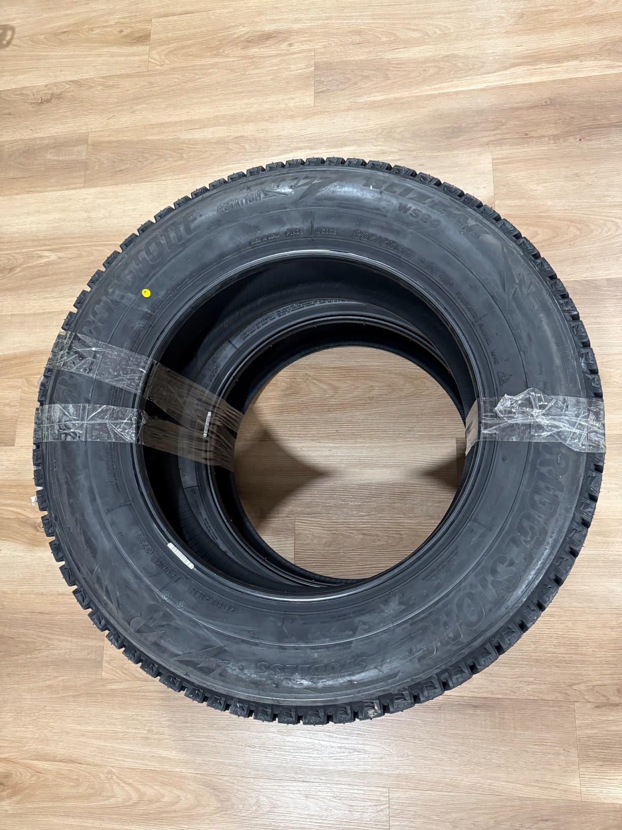 Bridgestone Blizzak WS90 Winter/Snow Passenger Tire 195/65R15 91 H | Passenger Touring Studless Winter Traction 91H Rated Standard Load Radial Construction Black Sidewall Tire customer photo 1