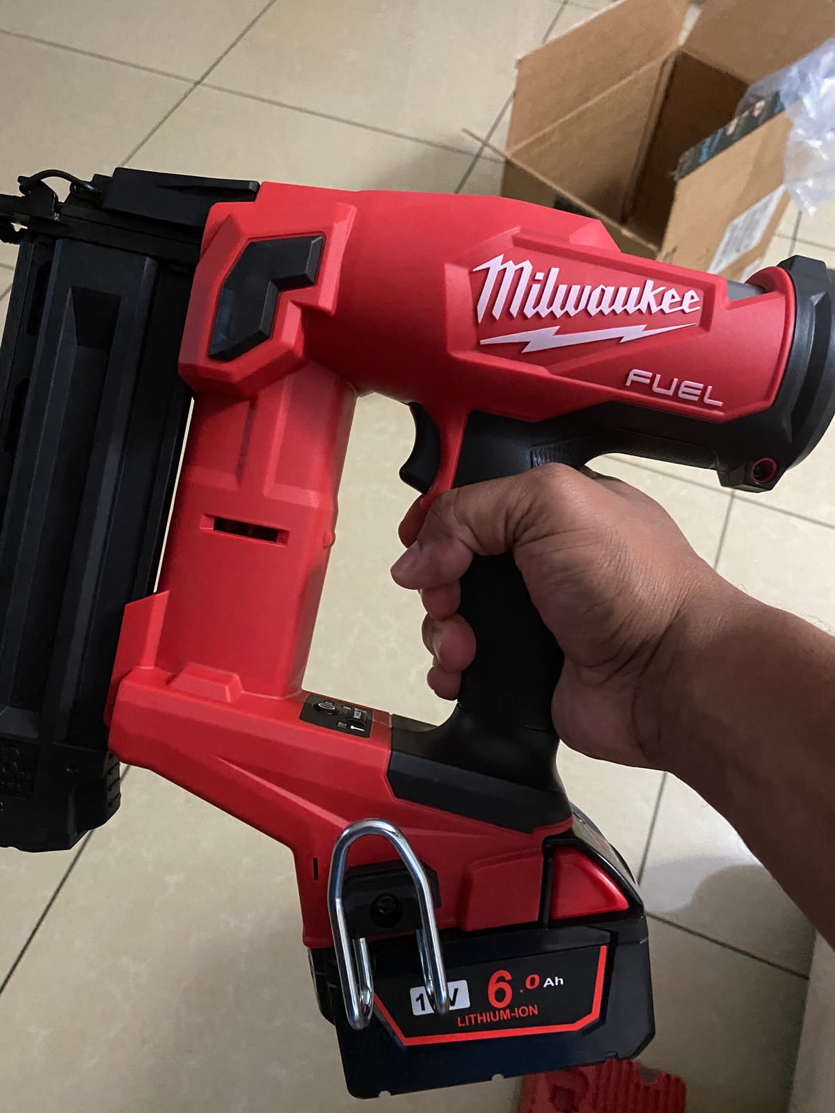 Milwaukee Electric M18 Fuel 18 Gauge Brad Nailer customer photo 1