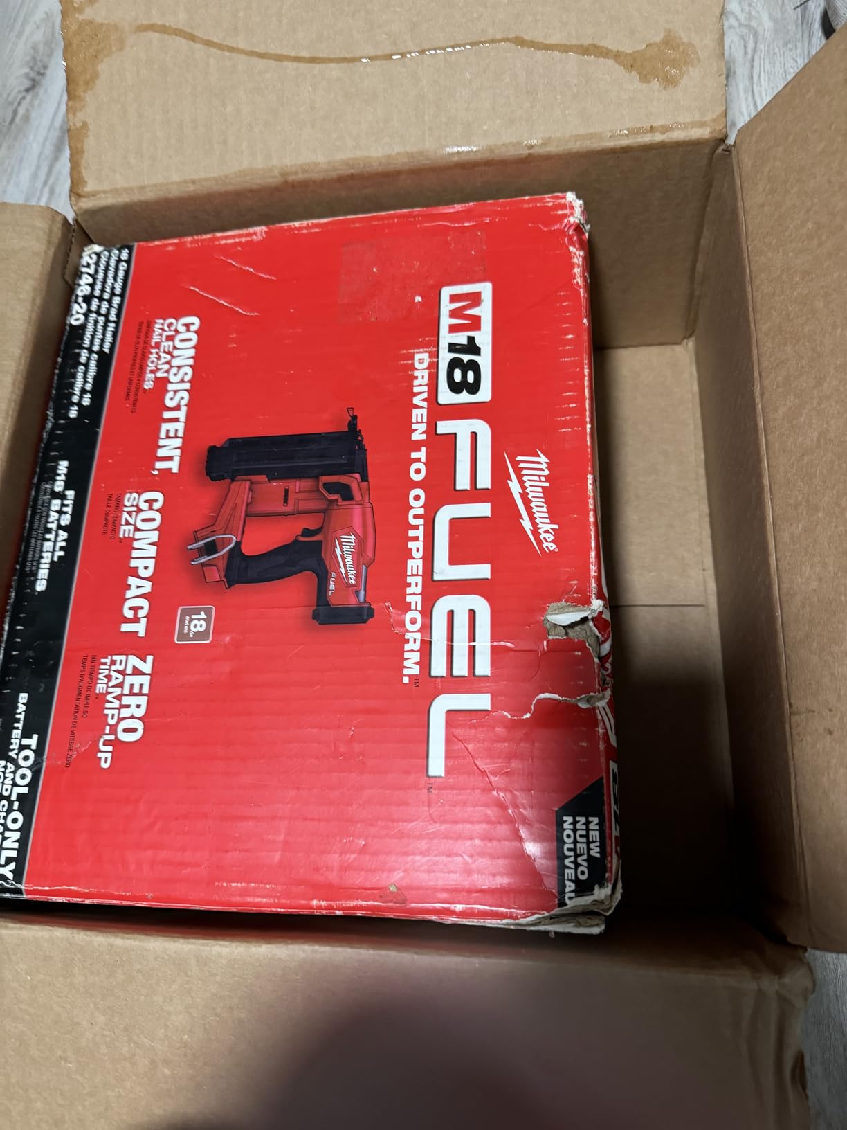 Milwaukee Electric M18 Fuel 18 Gauge Brad Nailer customer photo 2