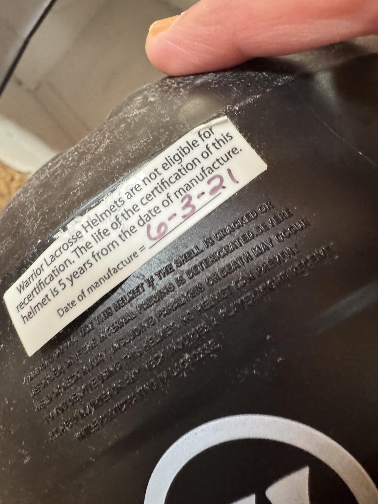 Warrior Burn JR Helmet 19 customer photo 1