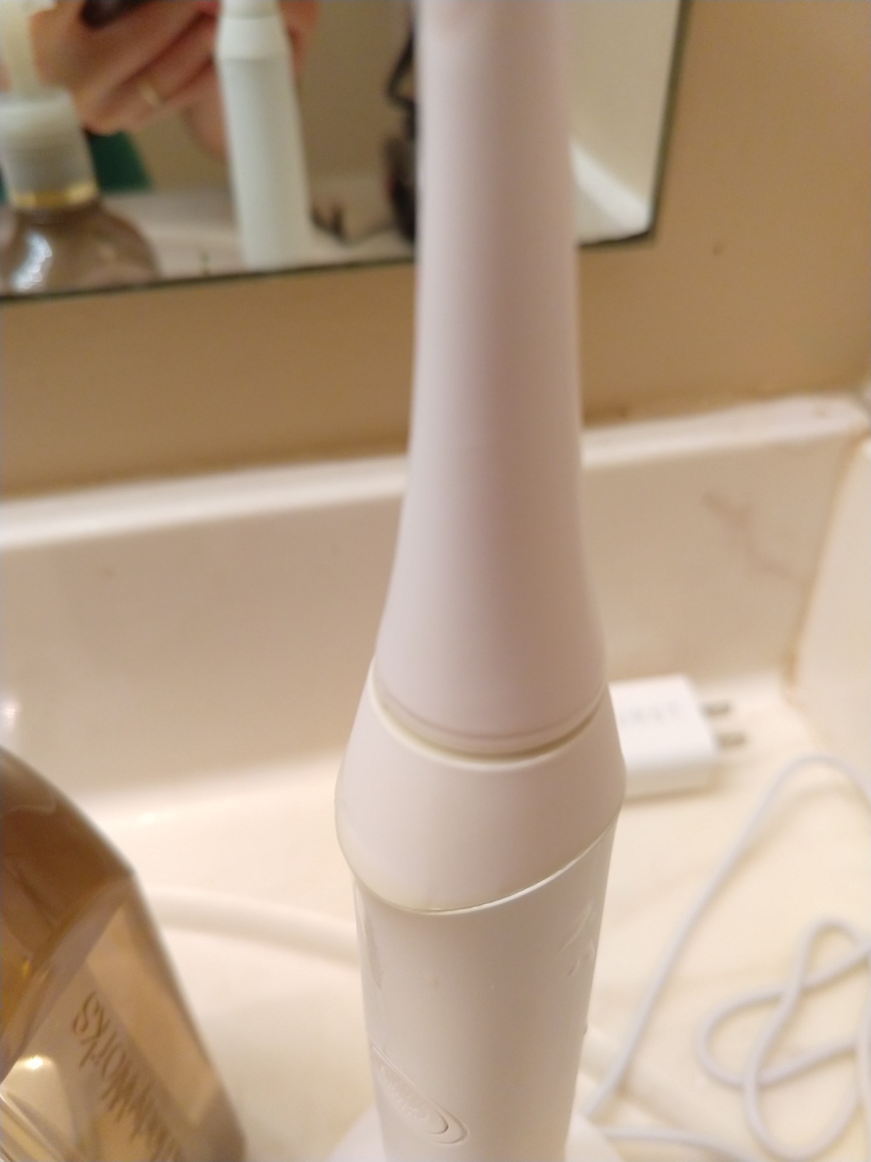 Burst Original Sonic Electric Toothbrush for Adults (White) | Rechargeable Electric Sonic Toothbrush | Soft Bristle Deep Clean Stain & Plaque Removal | 3 Modes: Teeth Whitening, Sensitive & Massage customer photo 2