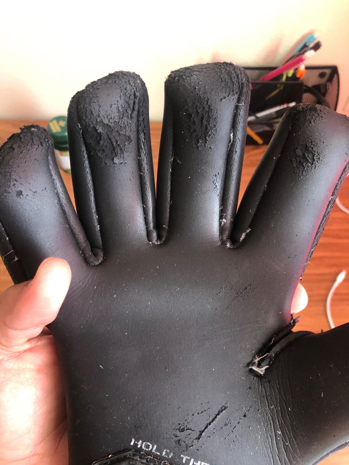 Renegade GK Helix Pro Soccer Goalie Gloves - No Fingersaves - Adult & Youth (Sizes 7-12, Level 5) 4+3MM EXT Contact Grip | Max Grip & Comfort | Goalkeeper Gloves for Elite Play customer photo 2