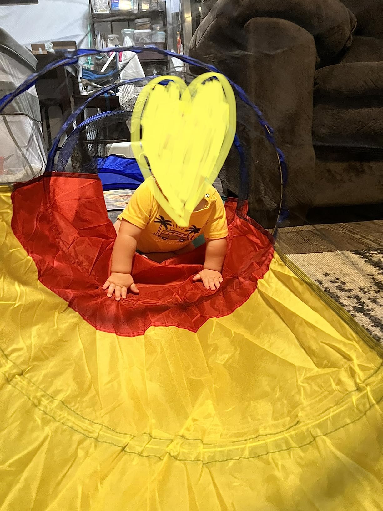 Kiddey Play Tunnel Pop Up Tunnel Toys for Toddlers, Kids Multicolored Tunnel for Indoor/Outdoor Fun, Crawl & Play, Obstacle Course for Kids Gifts for Toddlers - Balls Not Included (2 Pk) customer photo 1