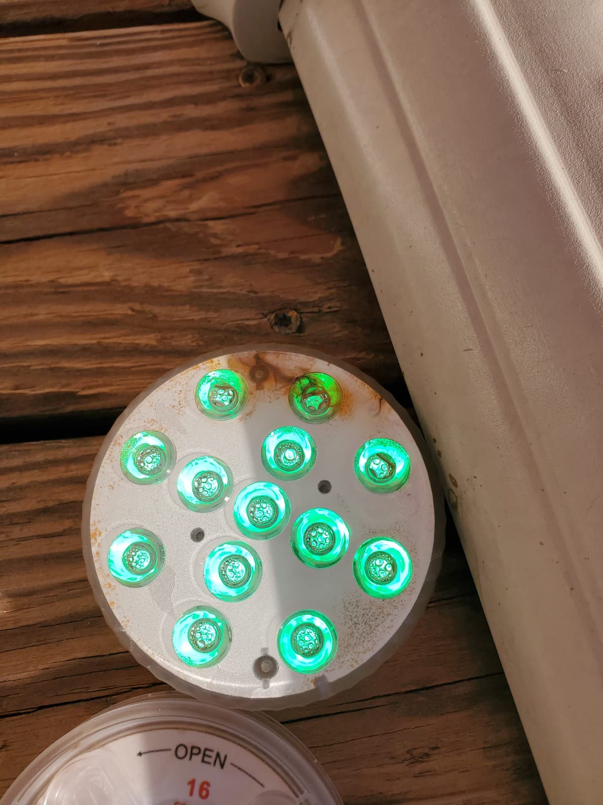 LOFTEK Pool Lights, Submersible LED Lights with Magnets &10 Suction Cups | Battery Operated,13 LED,16 Color Changing, 4 timer, IP68 waterproof, Dimmable for Inground Above Ground Underwater Pool,Ponds customer photo 1