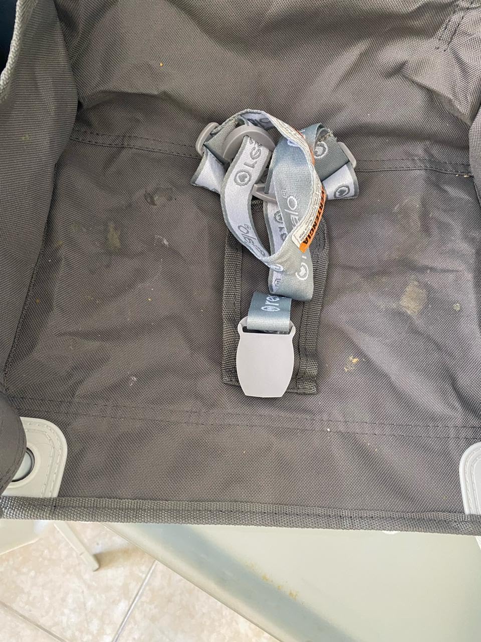 Regalo My Chair 2-in-1 Baby High Chair & Portable Travel Booster Seat, High Chair for Babies & Toddlers, Booster Seat for Kitchen Chair, Oversized Tray with Cup Holder, Gray customer photo 2