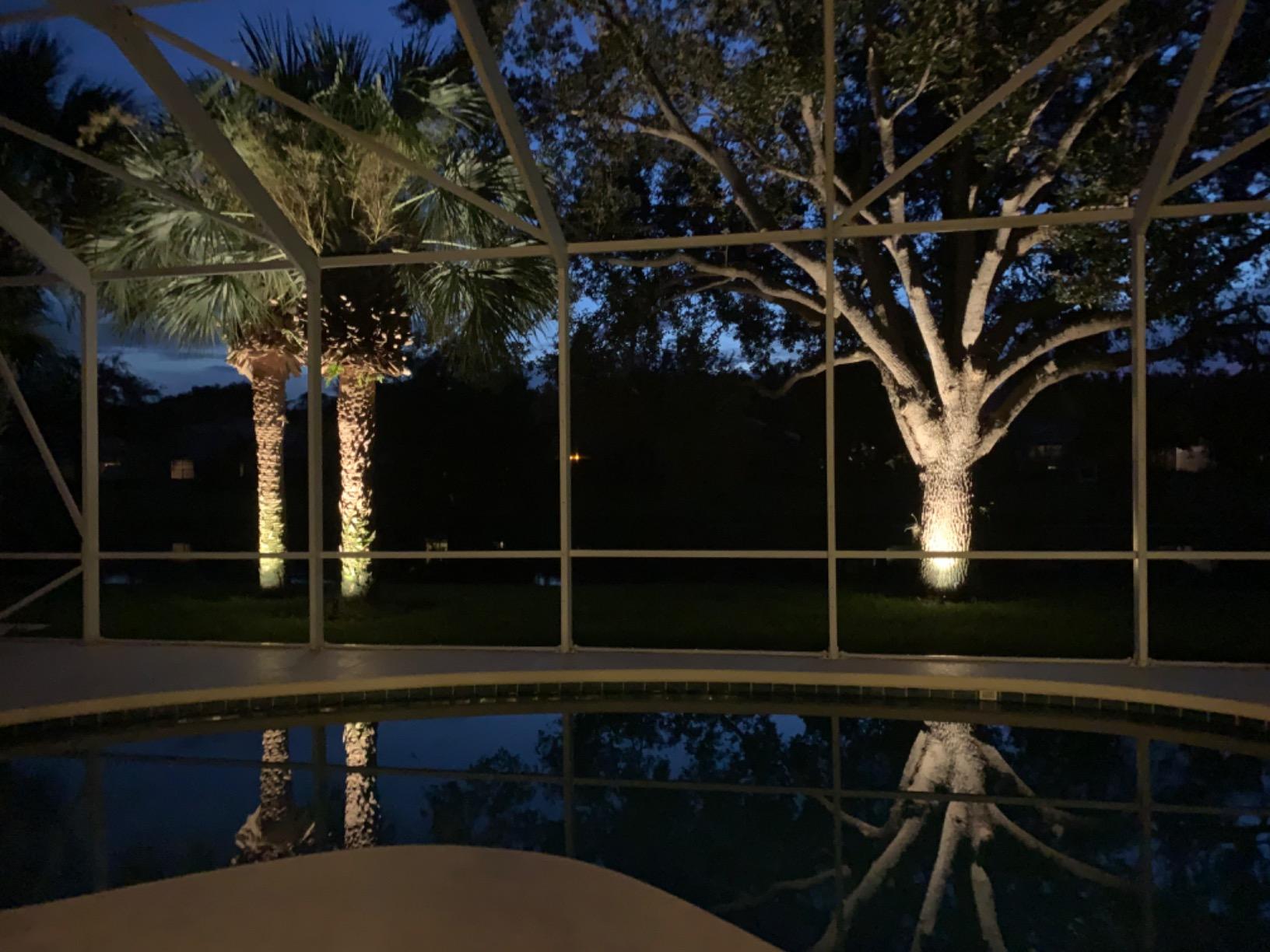 SUNVIE 12W Low Voltage LED Landscape Lights with Connectors, Outdoor 12V Super Warm White (900LM) Waterproof Garden Pathway Lights Wall Tree Flag Spotlights with Spike Stand (10 Pack with Connector) customer photo 2