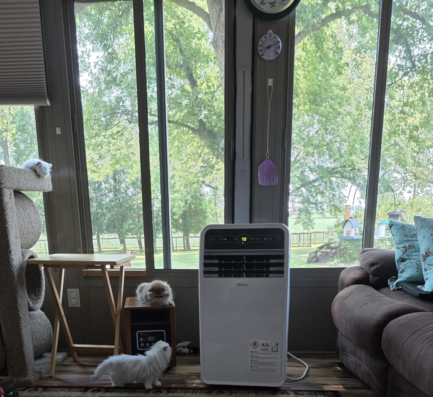 Shinco 12,000 BTU (7,500 BTU SACC) Portable Air Conditioner, Portable AC Unit with Built-in Cool, Dehumidifier & Fan Modes for Room up to 450 sq.ft, with Remote Control, 24 Hour Timer, Installation Kit customer photo 1