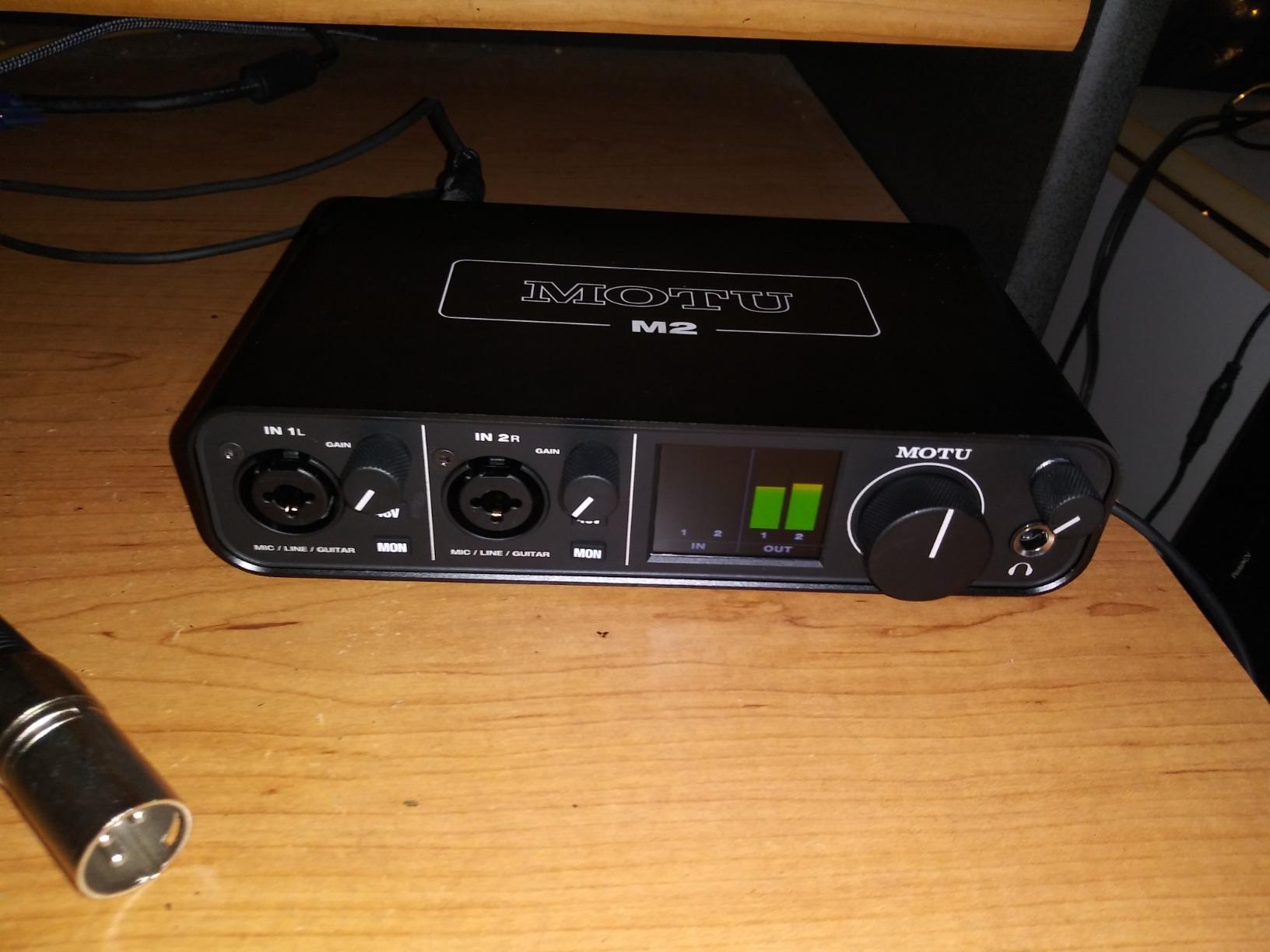 MOTU M2 USB-C Audio Interface customer photo 2