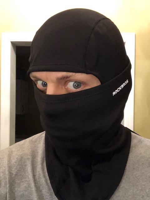 ROCKBROS Windproof Thermal Balaclava Ski Mask for Men and Women Cycling customer photo 1