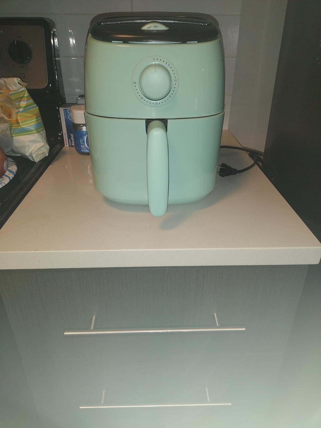 Dash Tasti-Crisp Air Fryer, 2.6 Quart, Aqua - Small Compact Basket Style Air Fryer, One or Two People customer photo 2
