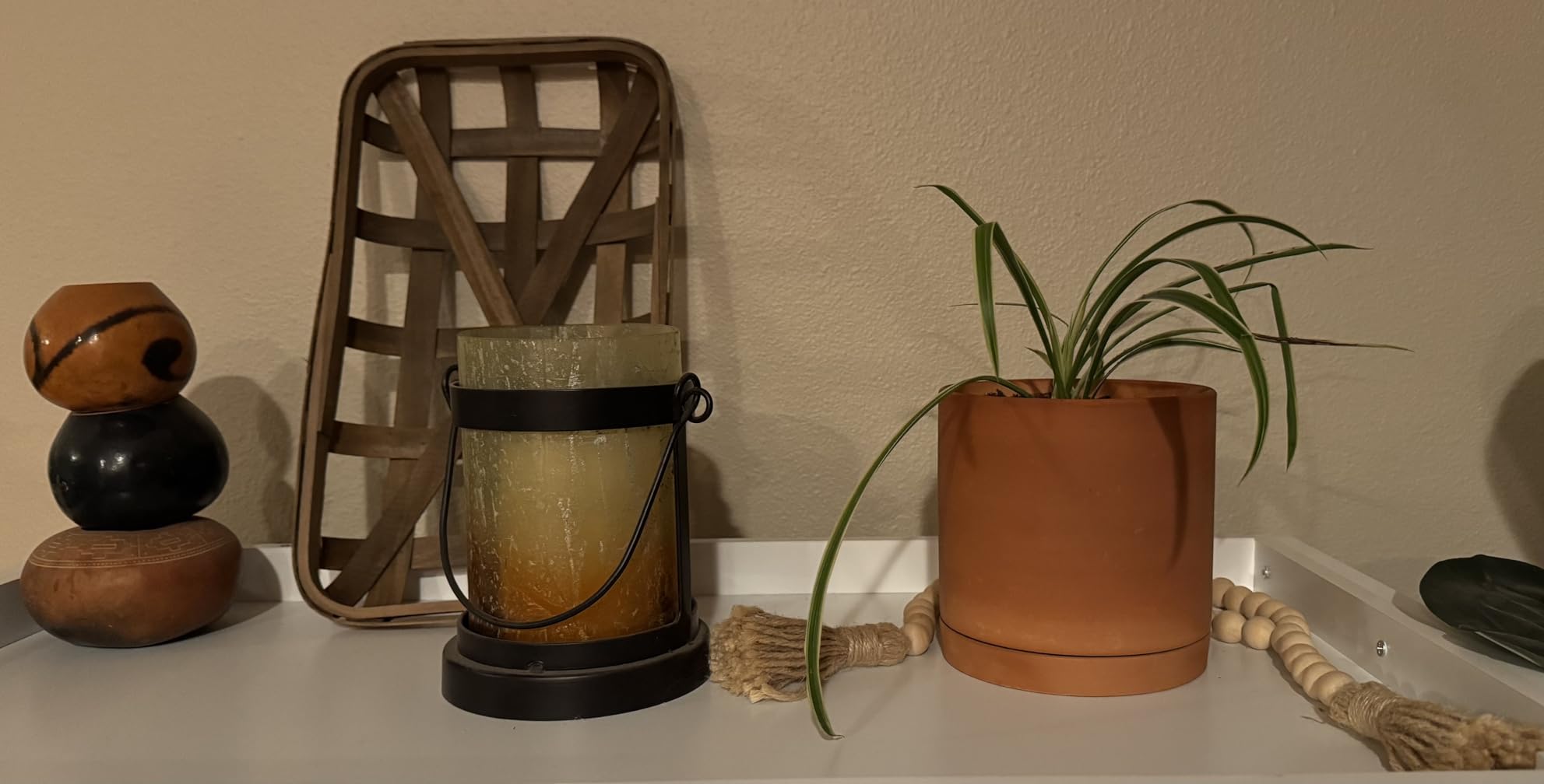 D'vine Dev 3-Pack Classic Terracotta Pots & Saucers, 4/5/6 in customer photo 1