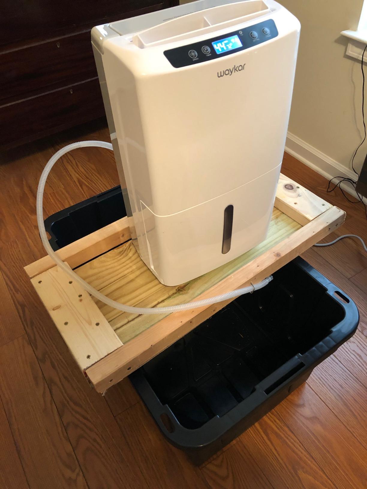 Waykar 34 Pints 2000 Sq. Ft. 2025 Energy Star Dehumidifier for Home | 30%-80% Humidity Control, Automatic Defrost, Drain hose included and 0.66 Gallons Water Tank for Basements and Large Rooms customer photo 2