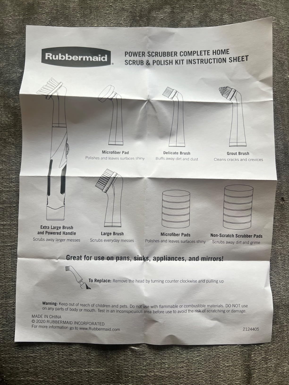 Rubbermaid Reveal Power Scrubber with Multi-Purpose & Grout Head, Cordless Electric Battery Powered Scrub Brush, Water Resistant, for Home/Kitchen/Bathroom/Grout/Tile/Shower/Tub customer photo 2