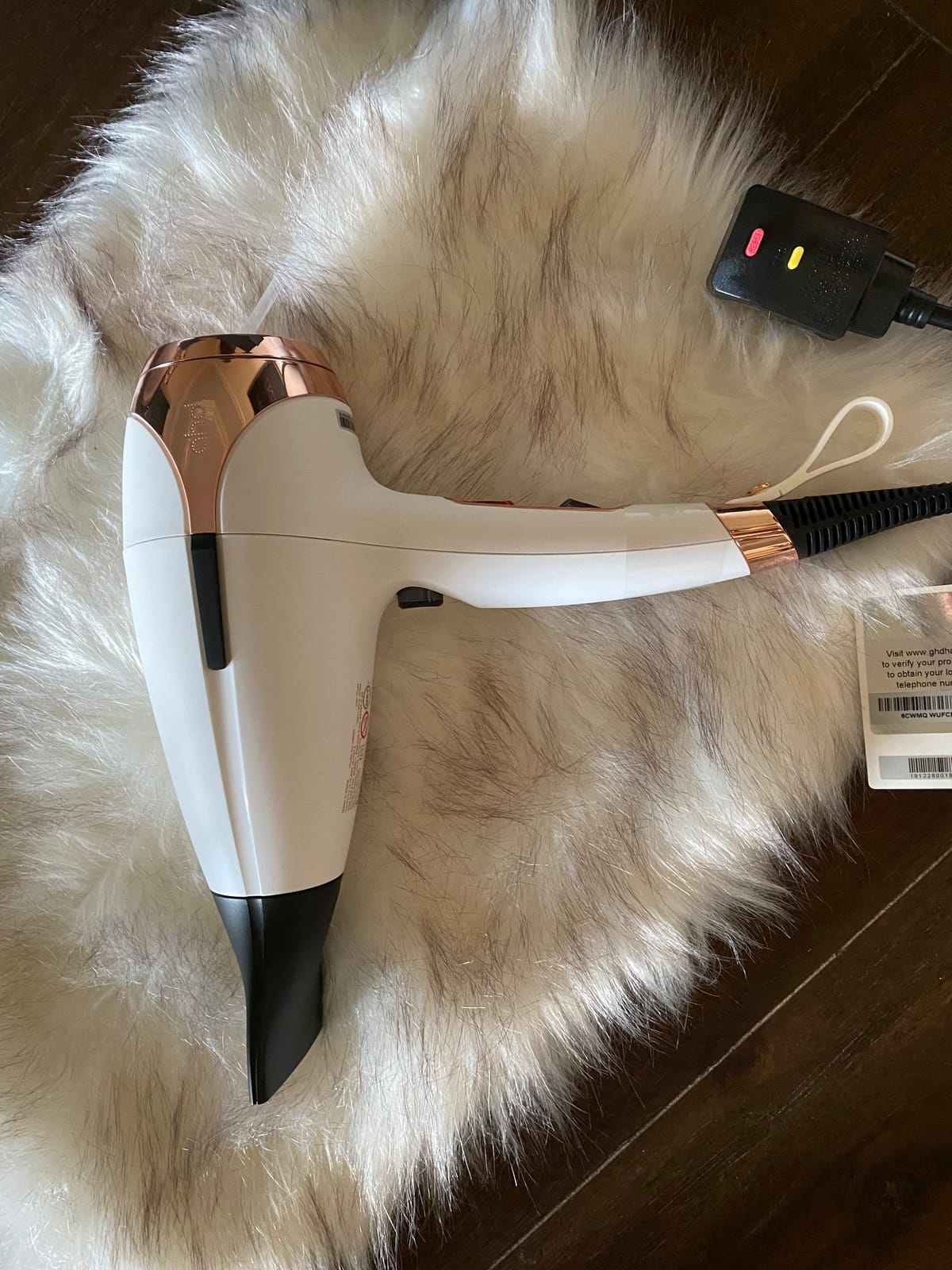 ghd Helios Hair Dryer - 1875w Professional Blow Dryer, Longer Life + Brushless Motor Lightweight Hair Dryer for Salon-Worthy Blowout customer photo 1