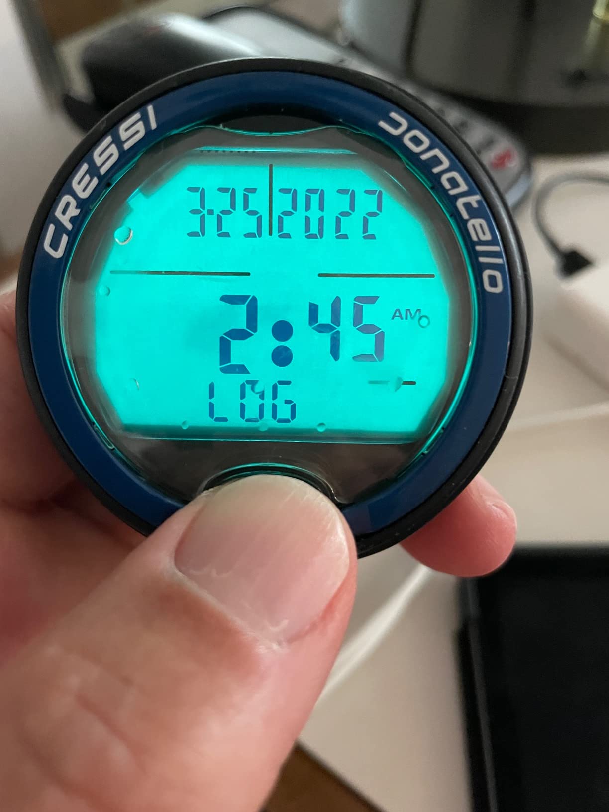 Cressi Donatello Dive Watch, Dive Computer, Single Button, Black/Blue customer photo 1