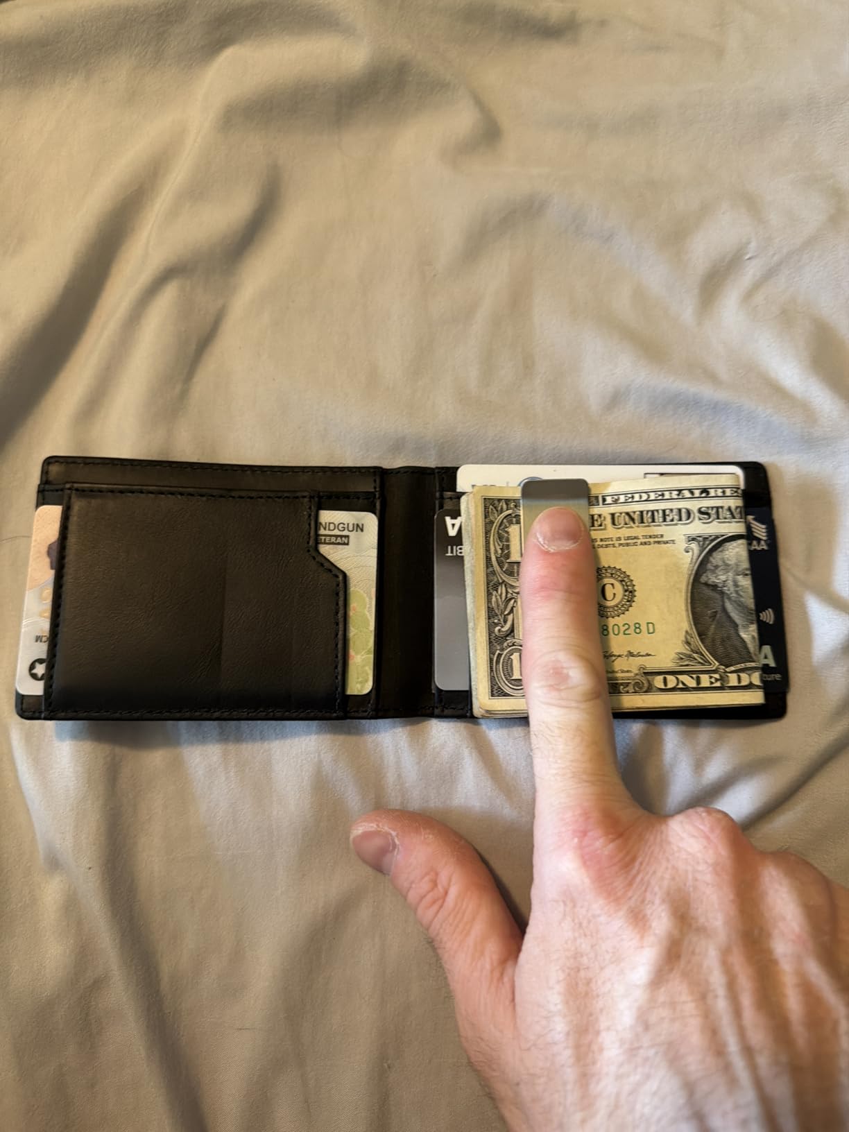SERMAN BRANDS Money Clip Wallet - Mens Wallets slim Front Pocket RFID Blocking Card Holder Minimalist Mini Bifold customer photo 1