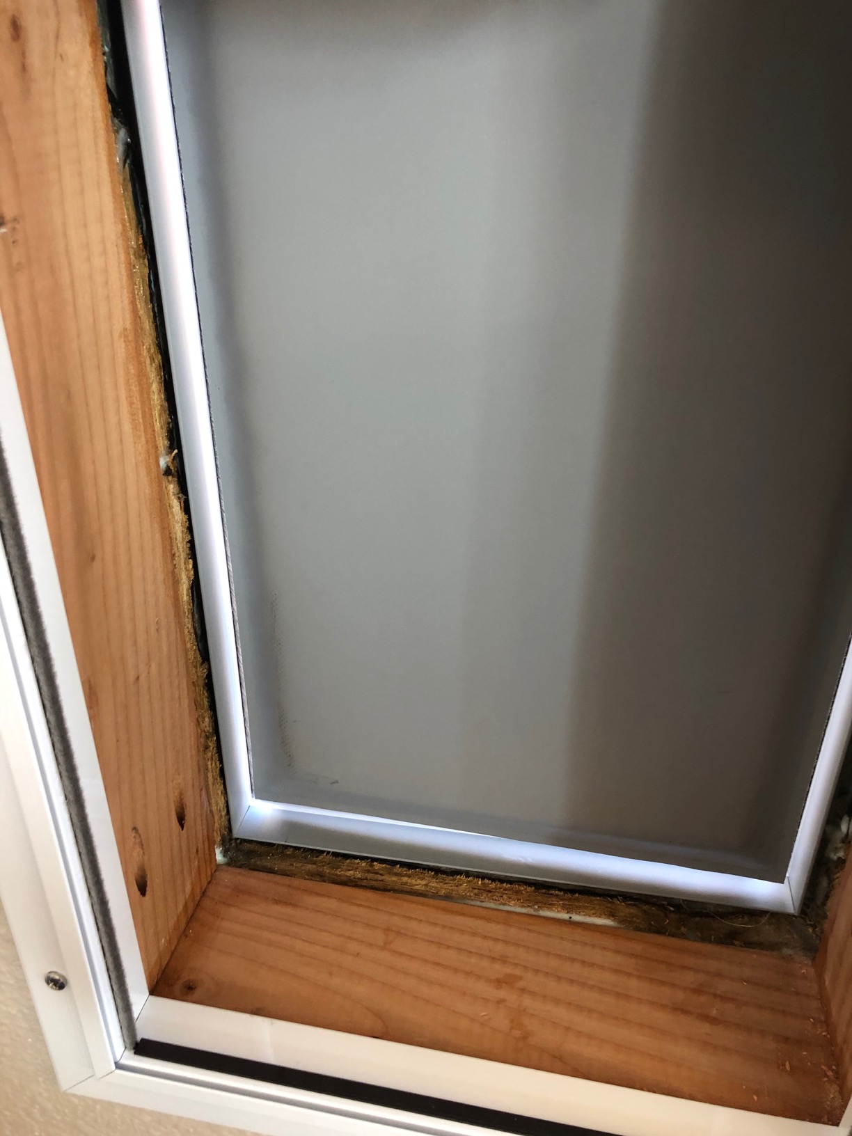 PetSafe Extreme Weather Aluminum Dog Door, 3-Flap Insulated, X-Large | Energy-Efficient, Blocks 3x More Thermal Loss, Reinforced Aluminum Frame, Magnetic Seal on Flap customer photo 1