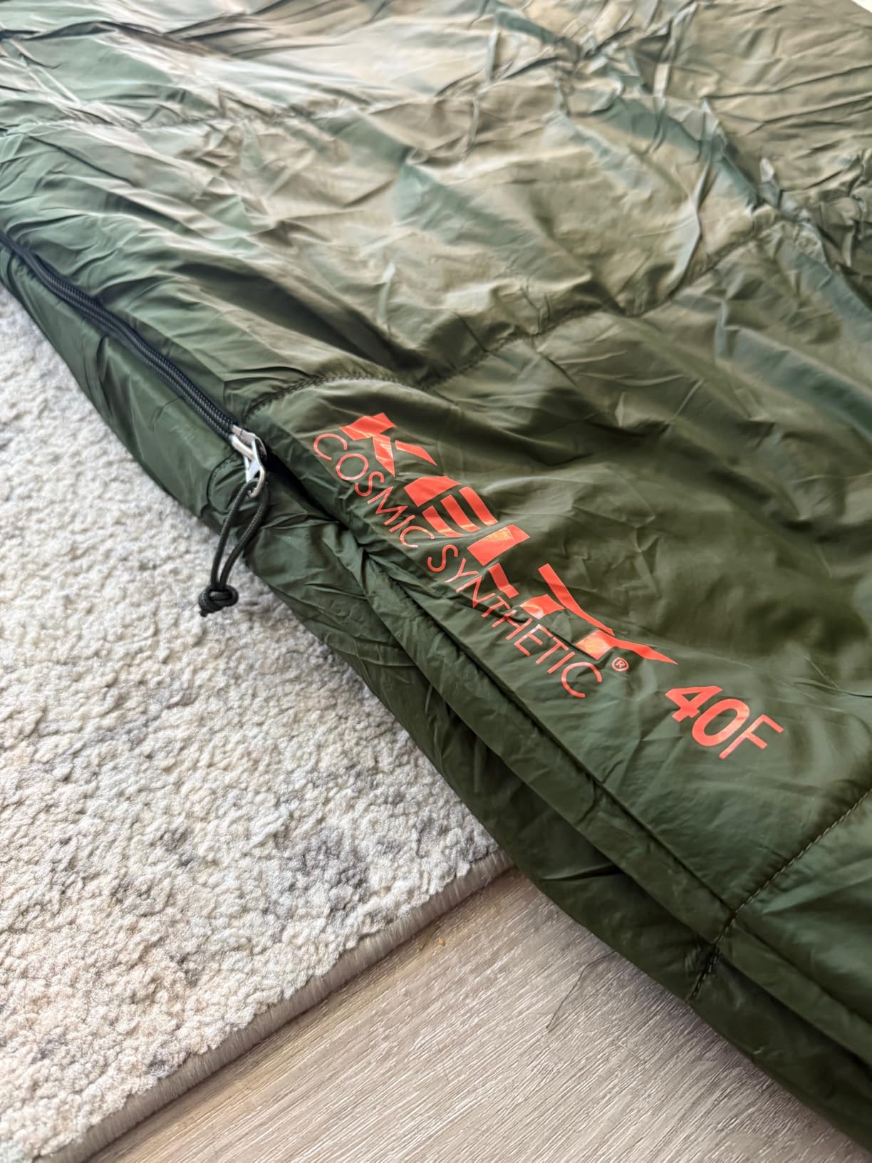 Kelty Cosmic Synthetic Fill 40 Degree Backpacking Sleeping Bag with Compression Straps, Compact and Lightweight, 2022 | Backpacking Sleeping Bag, Highly Compressible and Lightweight, Soft Taffeta Lining, PFC-Free Fabrics customer photo 1