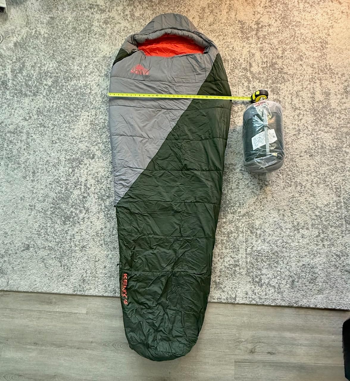 Kelty Cosmic Synthetic Fill 40 Degree Backpacking Sleeping Bag with Compression Straps, Compact and Lightweight, 2022 | Backpacking Sleeping Bag, Highly Compressible and Lightweight, Soft Taffeta Lining, PFC-Free Fabrics customer photo 2