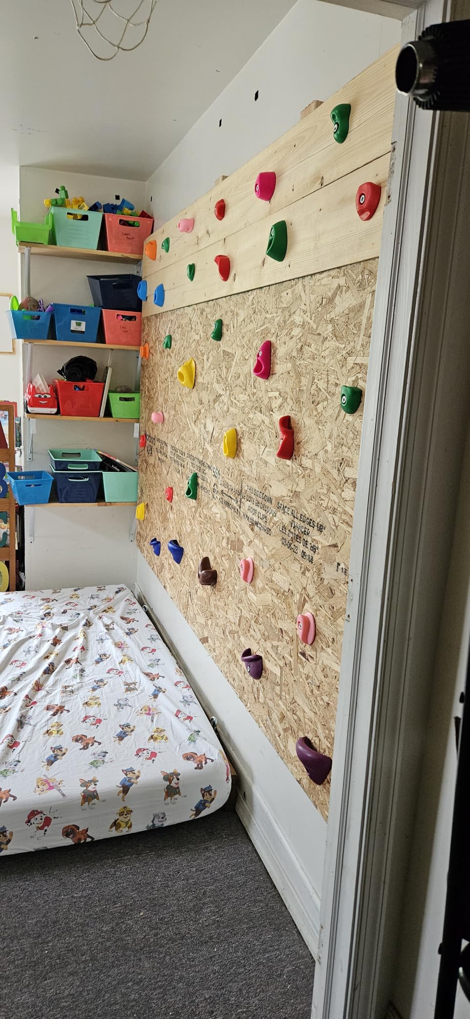 TOPNEW 32 Rock Climbing Holds Multi Size for Kids, Adult Rock Wall Holds Climbing Rock Wall Grips for Indoor and Outdoor Playground Play Set - Includes 2 Inch Mounting Hardware customer photo 2