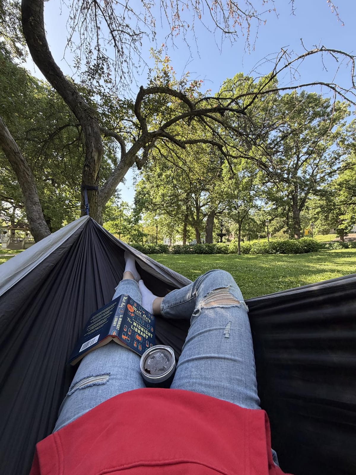 Kootek Camping Hammock 500lbs Capacity Outdoor Camping Essentials, Double | Outside&Indoors, Tree-Friendly Straps, Attached Carry Bag, 210T Parachute Nylon, D-Shaped Carabiners, Lightweight, Hand Wash customer photo 1