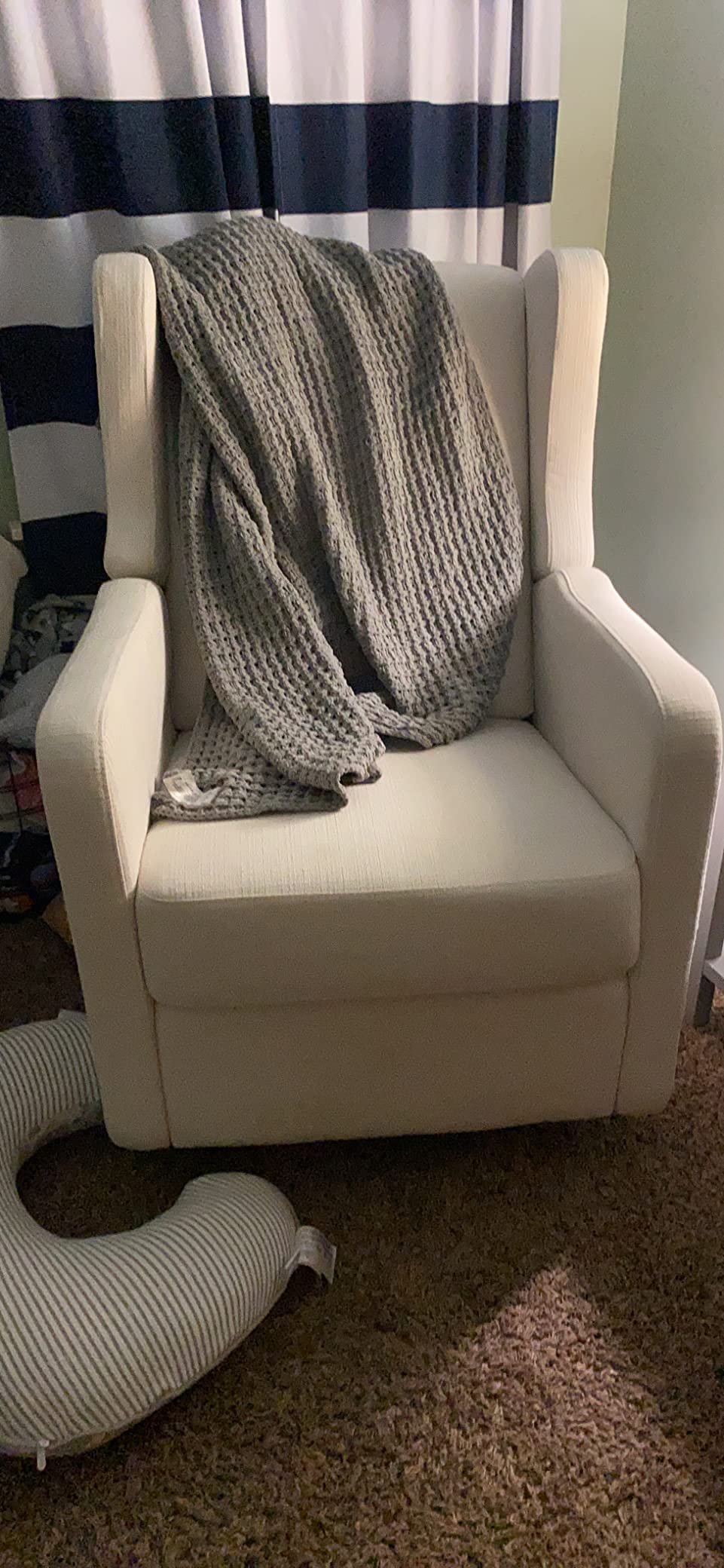 Carter's by DaVinci Arlo Recliner, Cozy Cream | Glider Recliner Nursery Chair w/ 360° Swivel - GREENGUARD Gold & FSC Certified Glider Rocking Chair customer photo 2