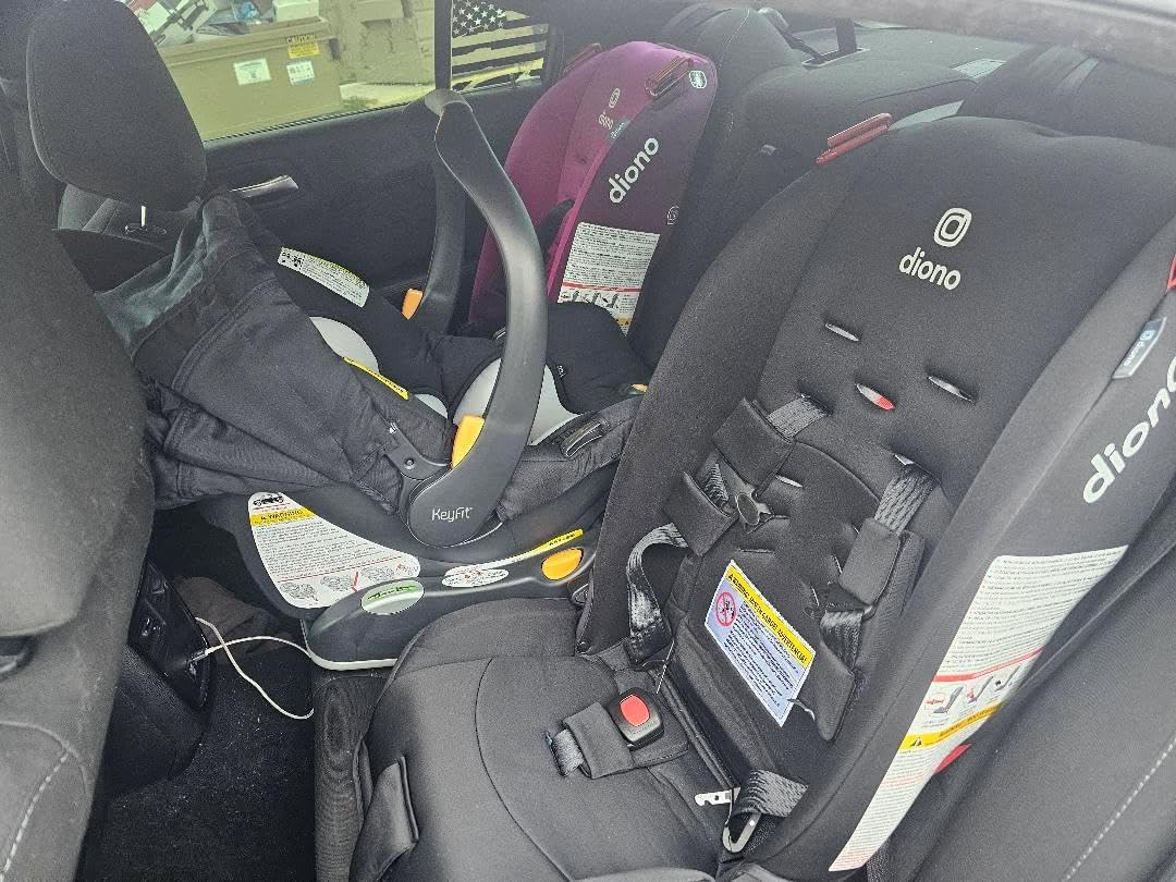 Diono Radian 3R, 3-in-1 Convertible Car Seat, Rear Facing & Forward Facing, 10 Years 1 Car Seat, Slim Fit 3 Across, Blue Sky customer photo 1