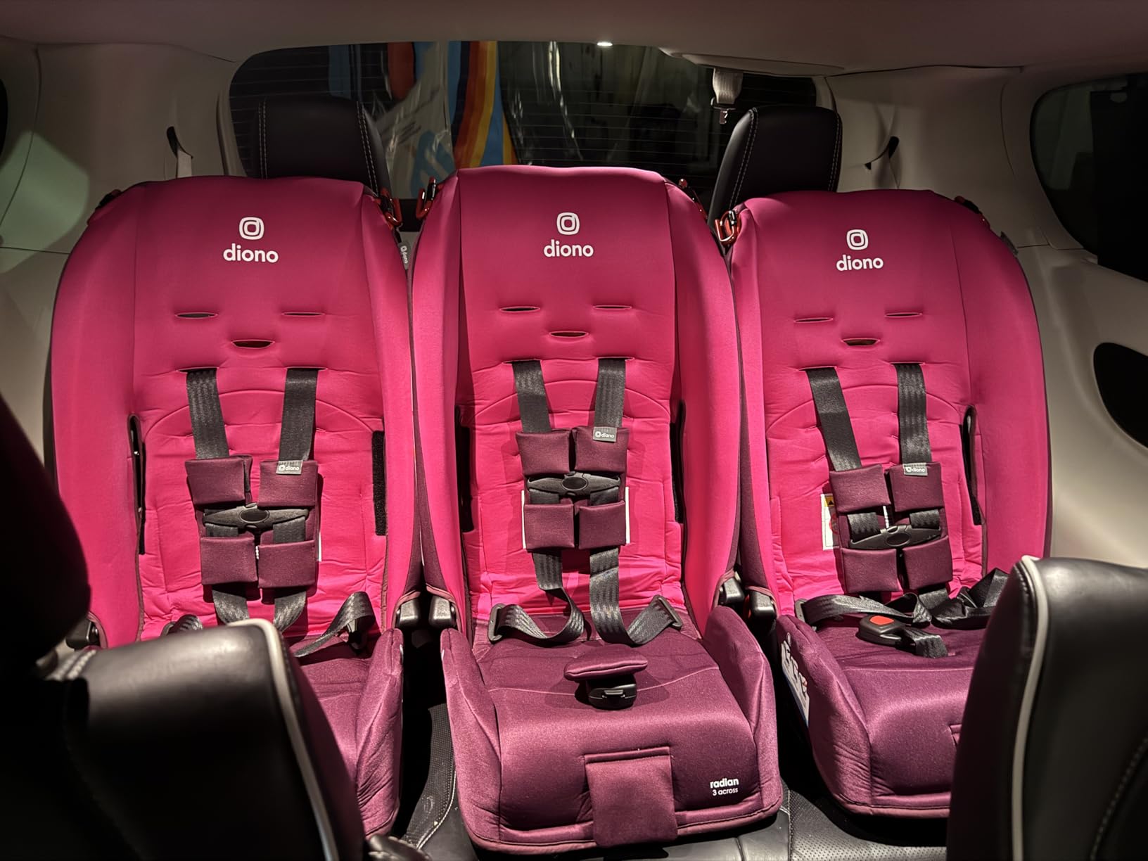 Diono Radian 3R, 3-in-1 Convertible Car Seat, Rear Facing & Forward Facing, 10 Years 1 Car Seat, Slim Fit 3 Across, Blue Sky customer photo 2