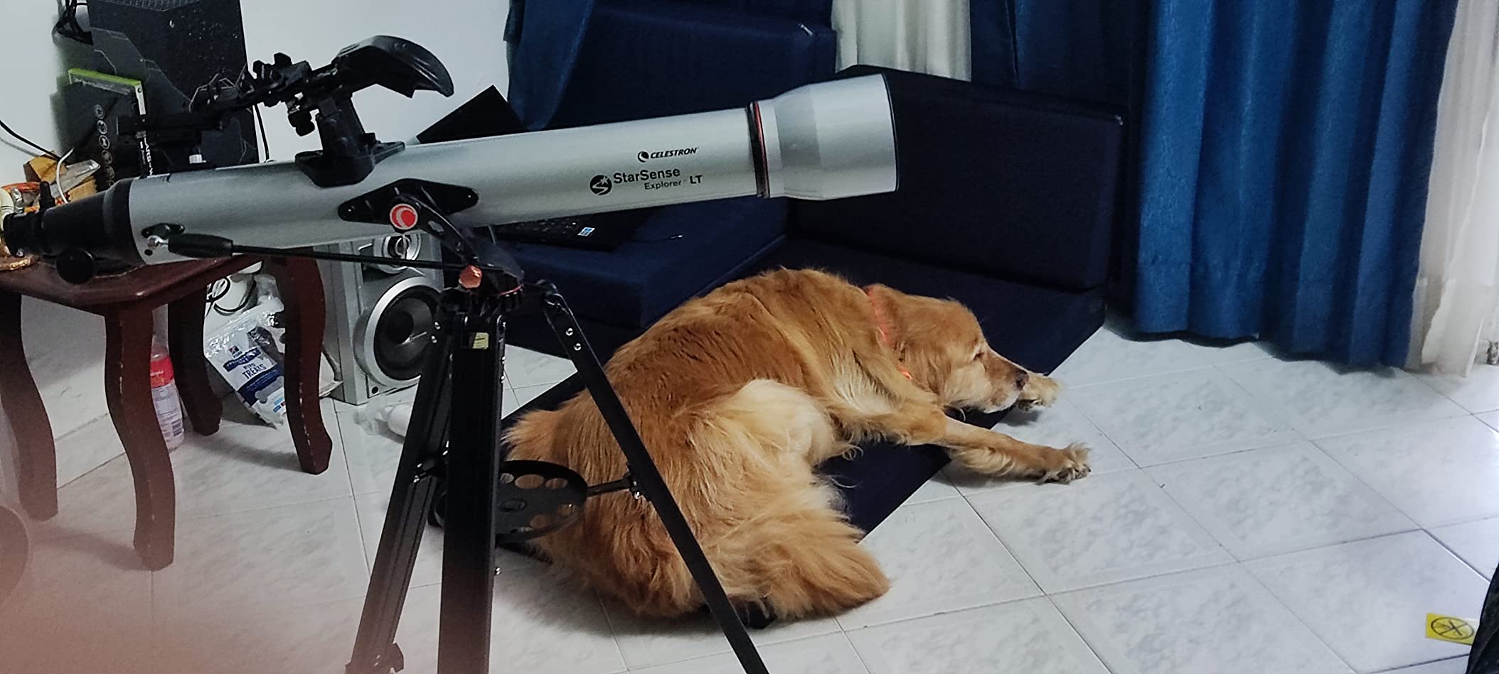 Celestron StarSense Explorer LT 80AZ Smartphone Guided Refractor Telescope | Smartphone App Sky Navigation, Lightweight Manual Refractor Telescope, Perfect First Telescope, Great for Kids & Families customer photo 1