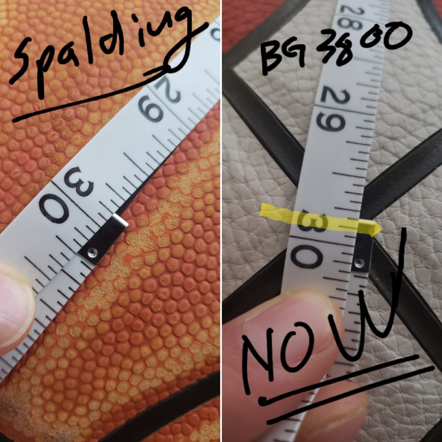 Molten Basketball, FIBA Approved, Adult, 1 Set, 1 Piece, 28.5 inches customer photo 2