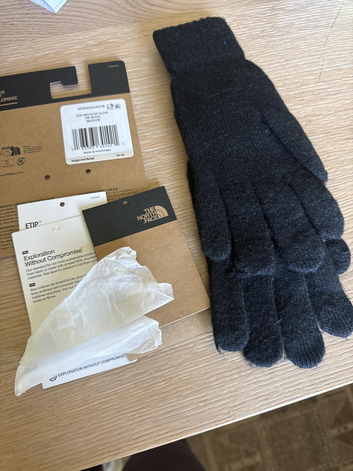 Etip Fleece Recycled Gloves | Touchscreen Compatible Gear for Men & Women, Hand Warming Winter Essential customer photo 1